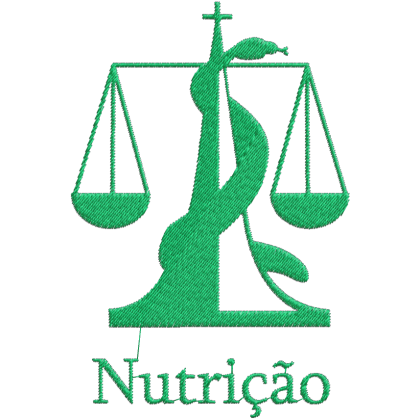 Matriz de Bordado Símbolo de Nutrição